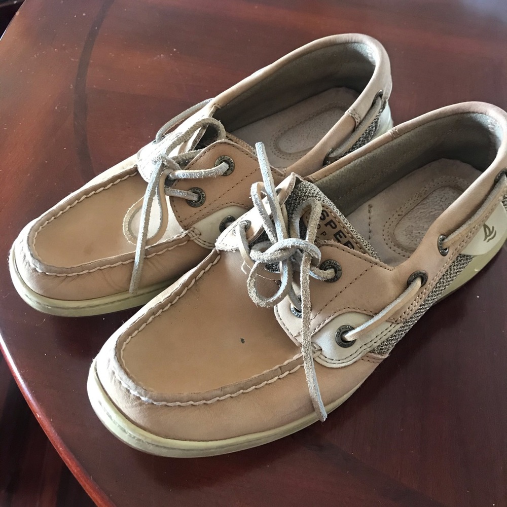 Sperry topsider leather boat shoes